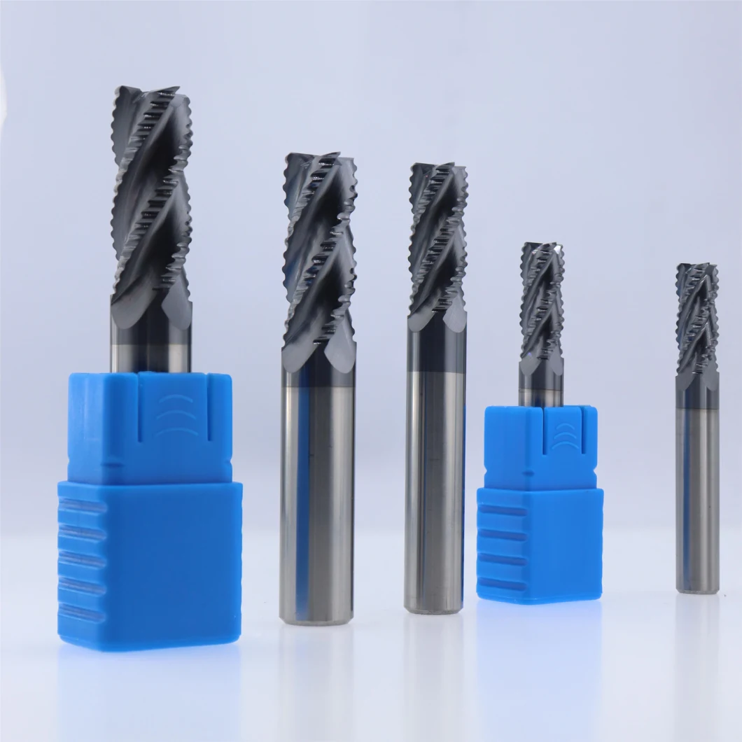 Mts HRC45/55 Carbide 4 Flutes Roughing End Mill