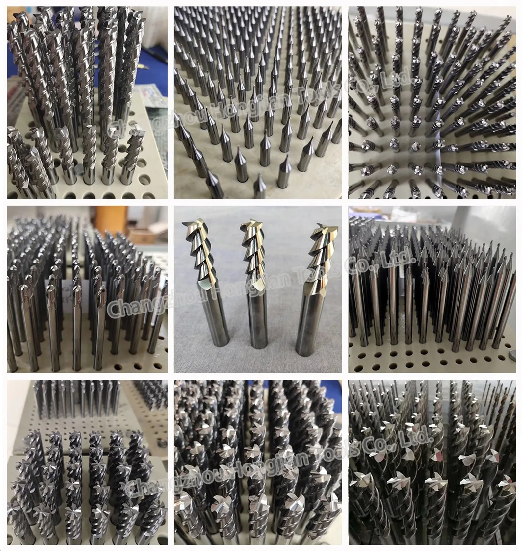 High Precision 4flutes Ball Nose End Mills for Finishing Metal