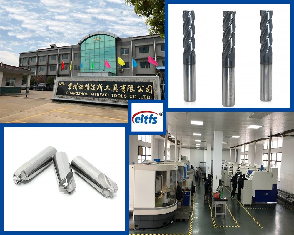 Customized 4 T-Slot Milling Cutter Carbide End Mill for Aluminium