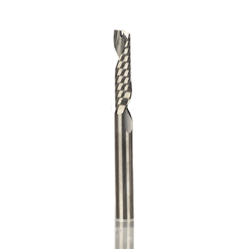 Weix Single Flute Spiral Cutter Router Bit CNC End Mill for Carbide Milling Cutter CNC Tools Machine Accessories