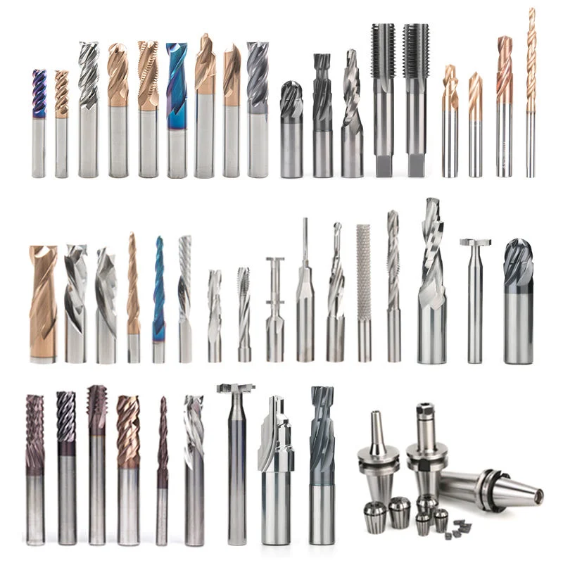 Eurtool Cutting Tools Milling Cutter Single Flute Carbide End Mill Cutter Carbide End Mills