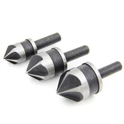 Five Flute Chamfer Debur Countersink 1/4" Hex