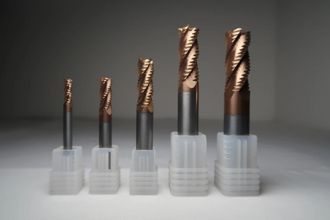 Solid Carbide Roughing End Mill with Coating